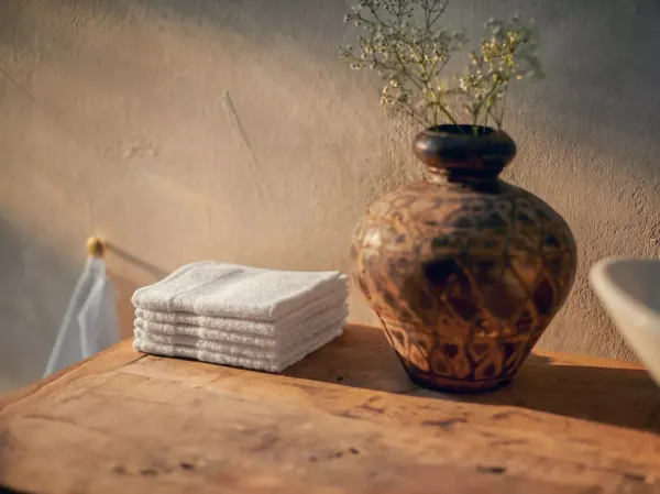Cotton Guest Towel Off White