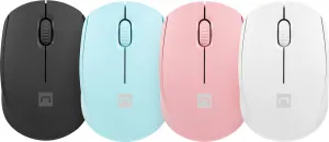 Myš Natec STORK/Kancelářská/Optická/1 600 DPI/Bezdrátová USB/Růžová