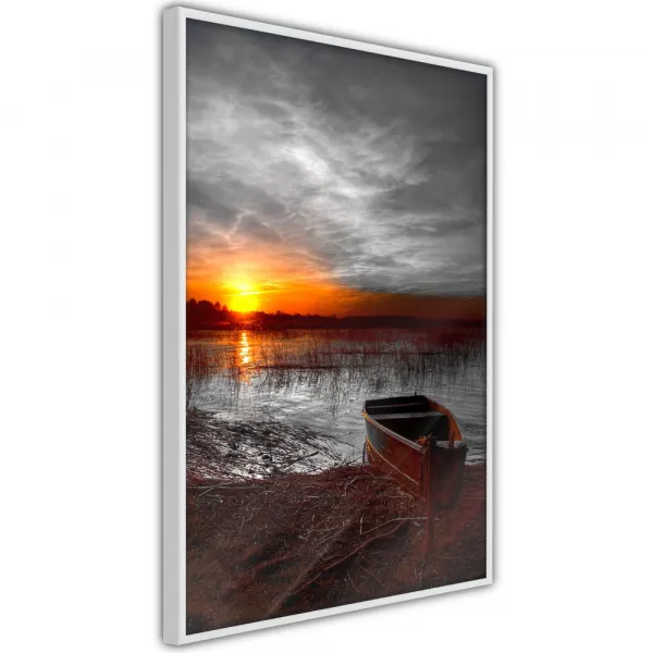 Plagát romantický západ slnka - Rising Sun