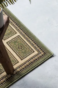 Koberec Herat Guzara olivový / krémový