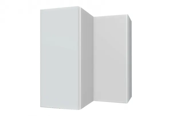 ArtExt Kuchynská skrinka horná rohová SILVER | W12 60 Farba korpusu: Grey