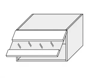 ArtExt Kuchynská skrinka horná SILVER |  W4BS 60 LAM Farba korpusu: Grey