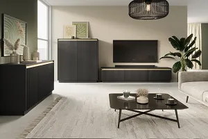 ArtPS Komoda SHOWY KW104 | čierna