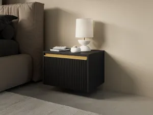 ArtPS Nočný stolík SHOWY S54 | čierna