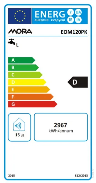 Mora EOM 120 PK Elektrický ohrievač vody