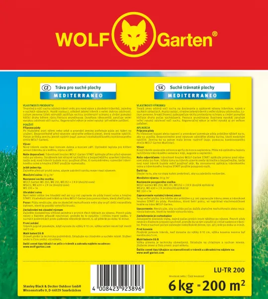 WOLF-Garten Trávnikové osivo  TRÁVNIK NA SUCHÉ MIESTA LU-TR 200