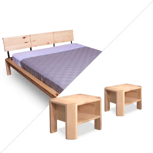 MarLiving Nočný stolík LOFT 01 z masívu