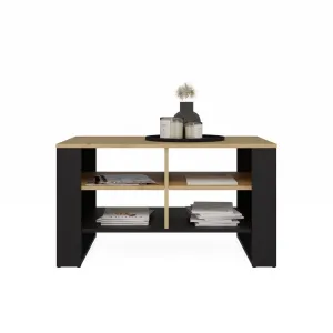 TP Living Konferenčný stolík LAWA Modern 4P Slim dub artisan/čierny