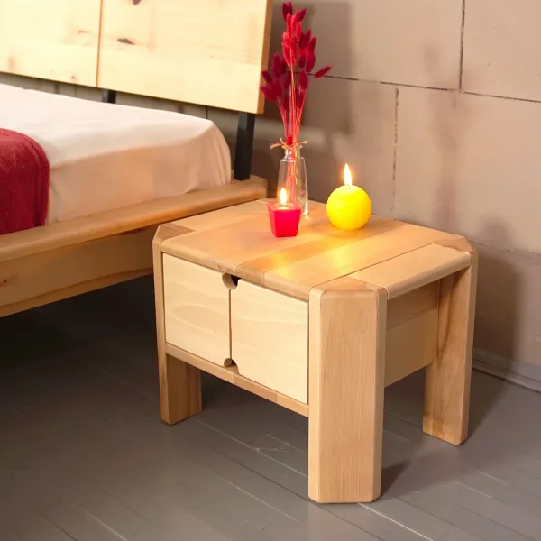 MarLiving Nočný stolík LOFT 01 so zásuvkou z masívu