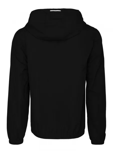 Trendy bunda s kapucňou pre pánov čierna