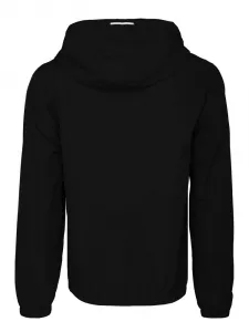 Trendy bunda s kapucňou pre pánov čierna