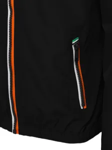 Trendy bunda s kapucňou pre pánov čierna