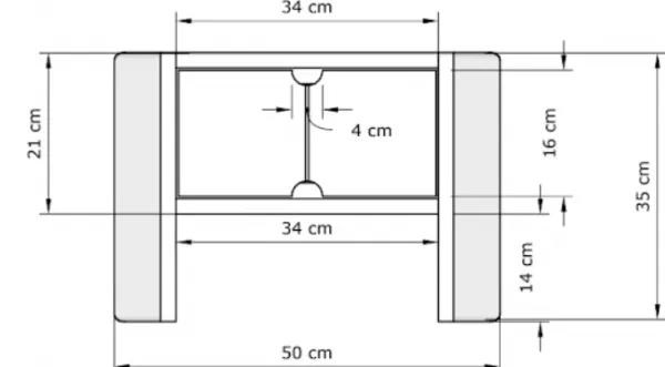 MarLiving Nočný stolík LOFT 01 z masívu