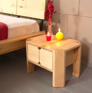 MarLiving Nočný stolík LOFT 03 so zásuvkou z masívu