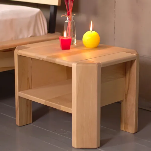 MarLiving Nočný stolík LOFT 03 z masívu