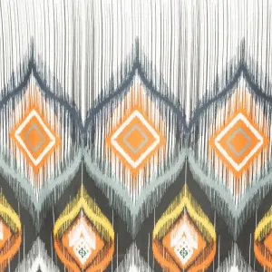 ArtFir Obliečky na dvojlôžko NIKA 21 | biela/oranžová 220 x 200 cm