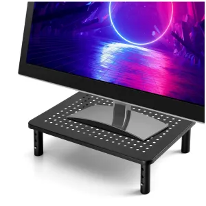 Stojan na monitor notebooku MULING čierny + zásuvka