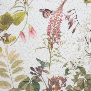 ArtFir Prikrývka na posteľ ROSA | kvety 200 x 220 cm