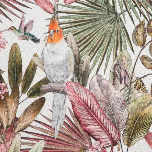 ArtFir Prikrývka na posteľ PARROT | zelená/ružová 170 x 210 cm