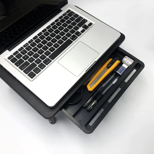 Stojan na monitor notebooku NANKIN čierny + zásuvka