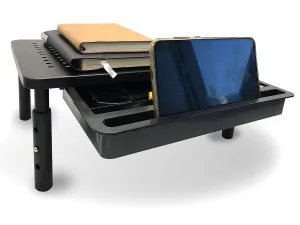 Stojan na monitor notebooku NANKIN čierny + zásuvka