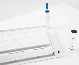 Stojan na monitor notebooku NANKIN biely + zásuvka