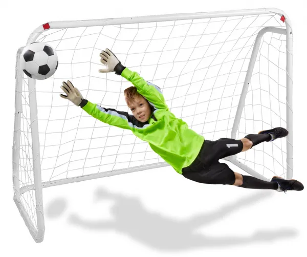 Sada 2 futbalových gólov Signal white
