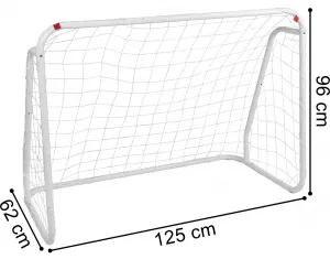 Sada 2 futbalových gólov Signal white