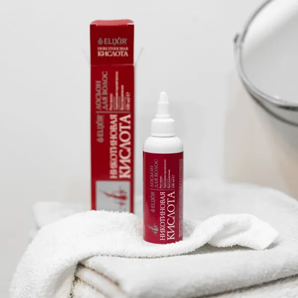 Vlasová voda s kyselinou nikotínovou - 100ml - Elixir