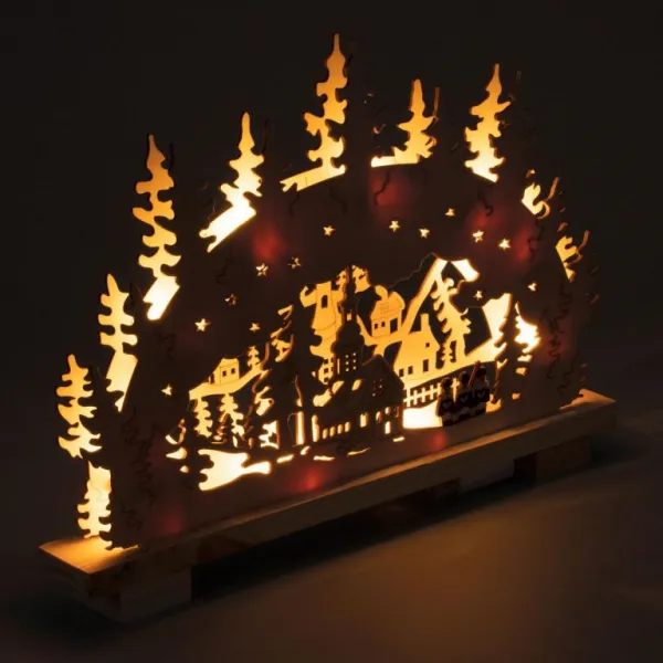 Nexos 86211 Vianočný svetelný oblúk - 10 LED, teplá biela, na batérie