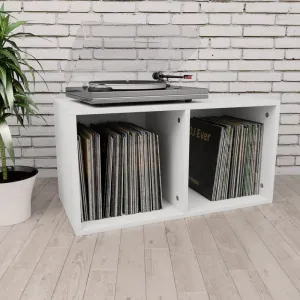 Úložný box na LP dosky drevotrieska Dekorhome Černá