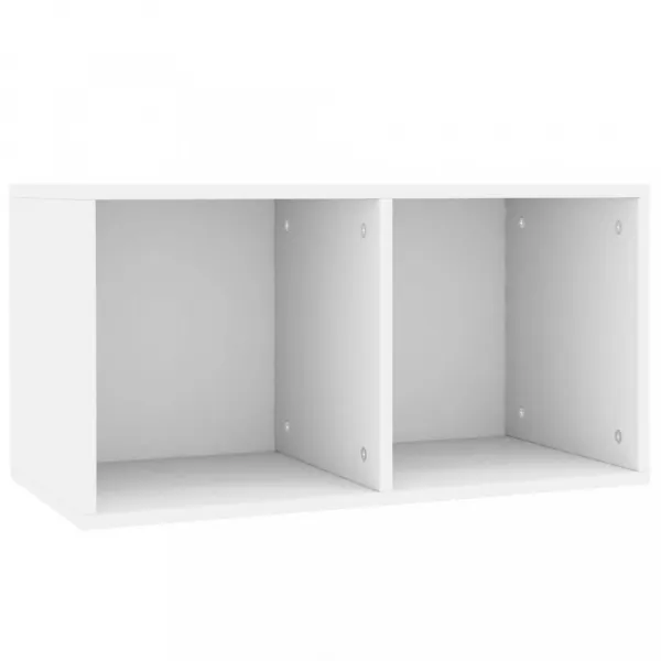 Úložný box na LP dosky drevotrieska Dekorhome Černá