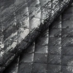 ArtFir Prikrývka na posteľ BLINK 3 | čierna 220 x 240 cm