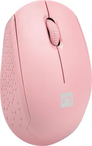 Myš Natec STORK/Kancelářská/Optická/1 600 DPI/Bezdrátová USB/Růžová