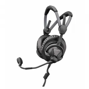 Sennheiser HMD 27 Souprava sluchátka/mikrofon, 64 Ohm, kardioidní dynamický mikrofon, bez kabelu 31726