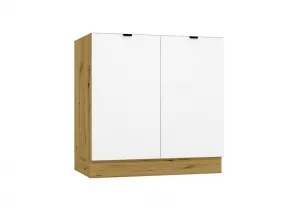 Artstolk Kuchynská linka GIANNA C | dub artisan/biela 200 cm