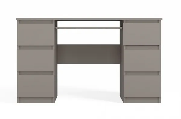 TP Living Písací stôl KUBA 130 cm caffe latte
