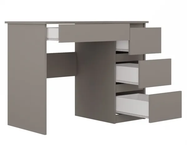 TP Living Písací stôl Mijas 98 cm pravý kávové latté