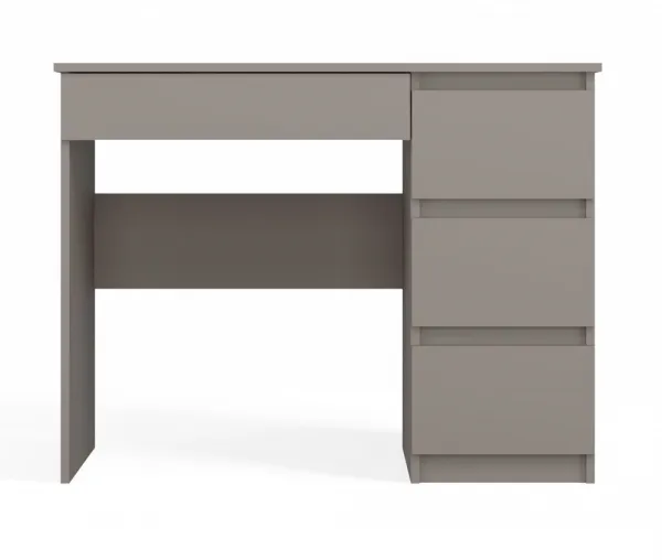 TP Living Písací stôl Mijas 98 cm pravý kávové latté