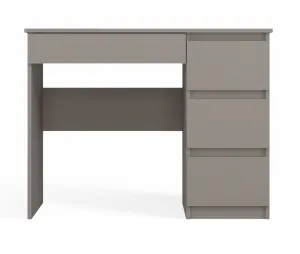 TP Living Písací stôl Mijas 98 cm pravý kávové latté
