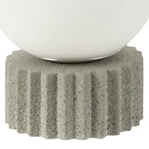 ArtFir Stolná lampa ASPEN 01 | biela 16 x 22 cm