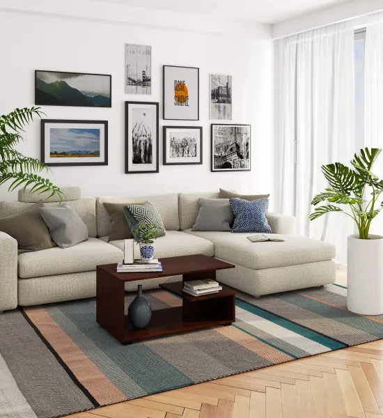 Ak furniture Konferenční stolek Pin wenge