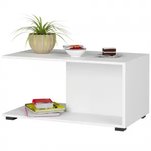 Ak furniture Konferenčný stolík MARGO biely