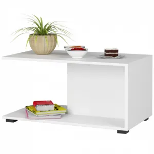Ak furniture Konferenčný stolík MARGO biely
