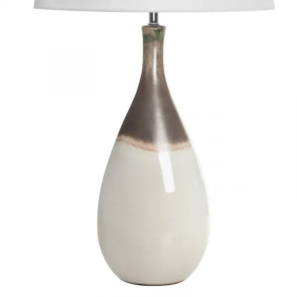 ArtFir Stolná lampa KATIA 01 | krémová 28 x 73 cm