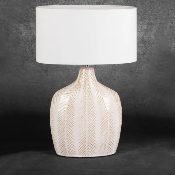 Dekoratívna lampa LIZA 01 krémová