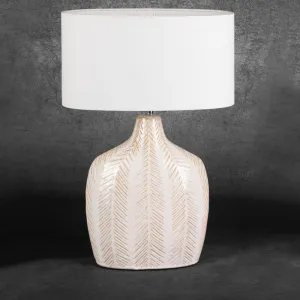 Dekoratívna lampa LIZA 01 krémová