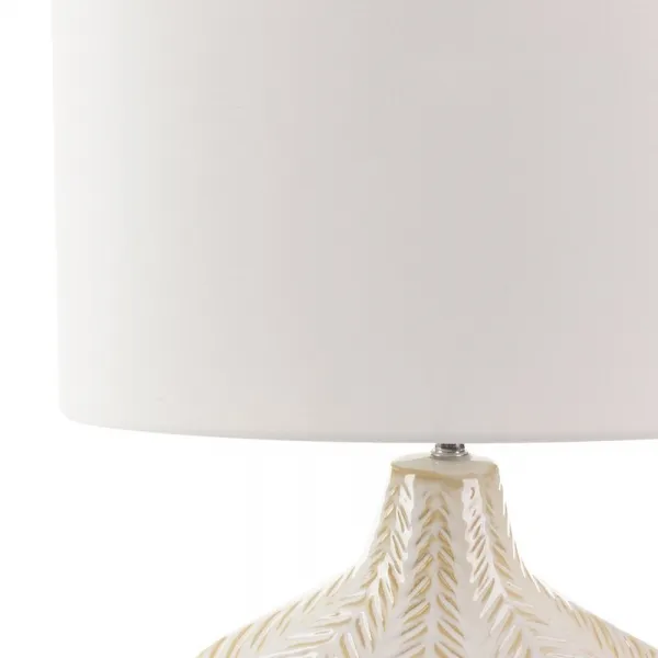 Dekoratívna lampa LIZA 01 krémová