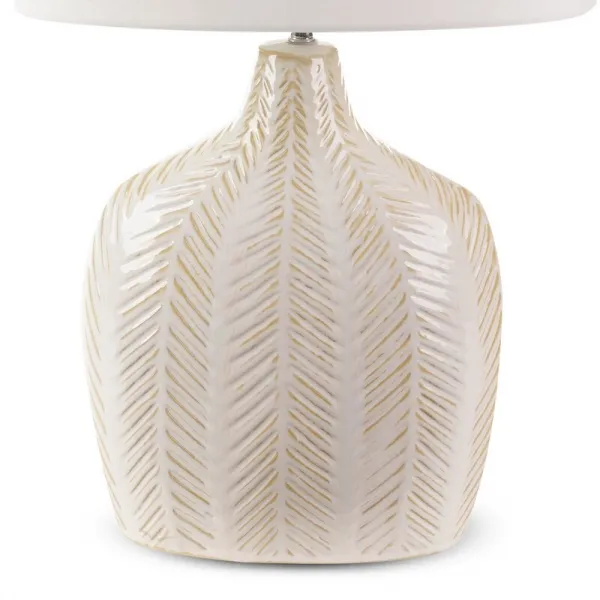 Dekoratívna lampa LIZA 01 krémová