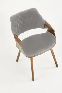 Jedálenské kreslo K396 Halmar Sivá